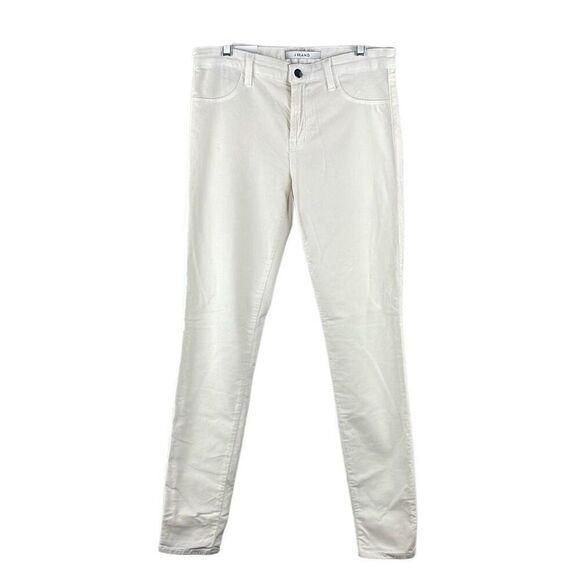 NEW J Brand Super Skinny Mid-Rise Velvet Jean Pearl 29 - Picture 1 of 10